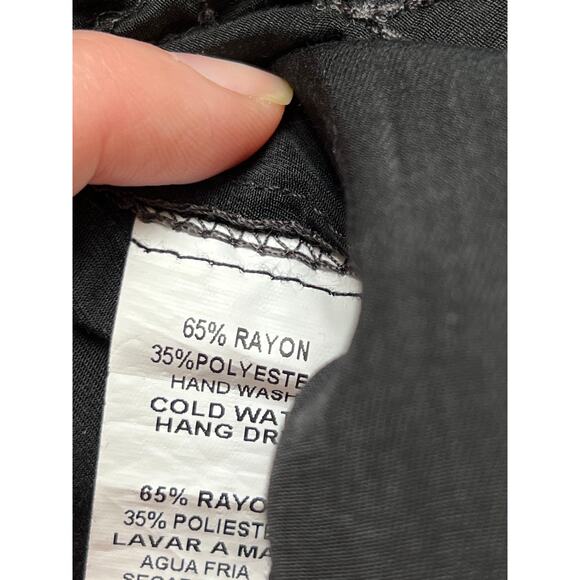 Monoreno black floral boho Embroidered swimsuit coverup swimwear neutral - Picture 7 of 8